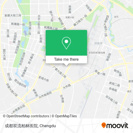 成都双流柏林医院 map