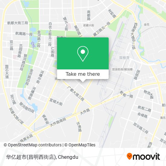 华亿超市(昌明西街店) map