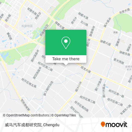 威马汽车成都研究院 map