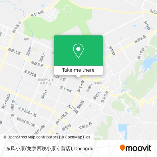 东风小康(龙泉四联小康专营店) map