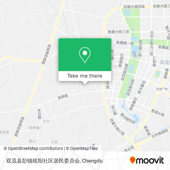 双流县彭镇歧阳社区居民委员会 map