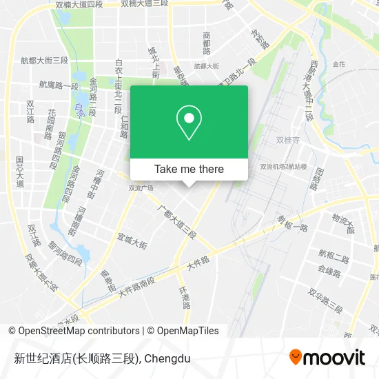 新世纪酒店(长顺路三段) map