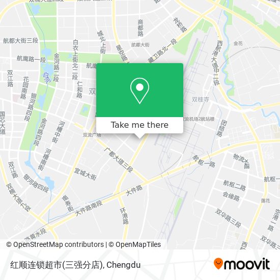 红顺连锁超市(三强分店) map