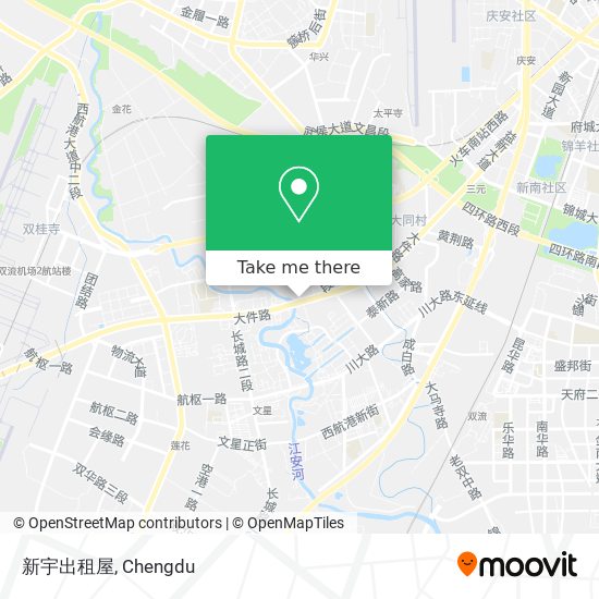 新宇出租屋 map
