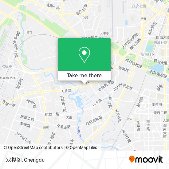双樱阁 map