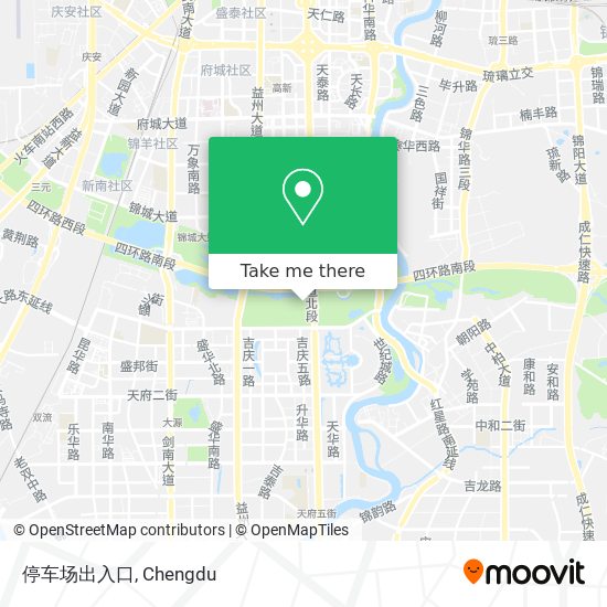 停车场出入口 map