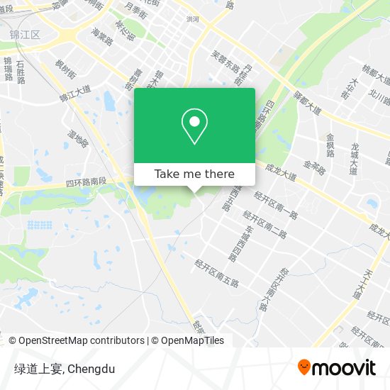 绿道上宴 map