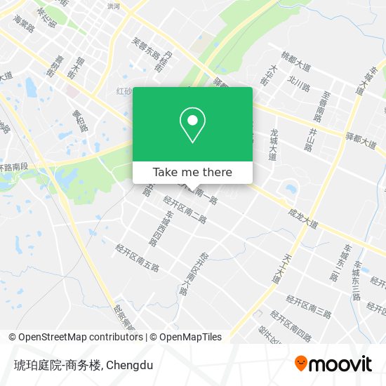 琥珀庭院-商务楼 map