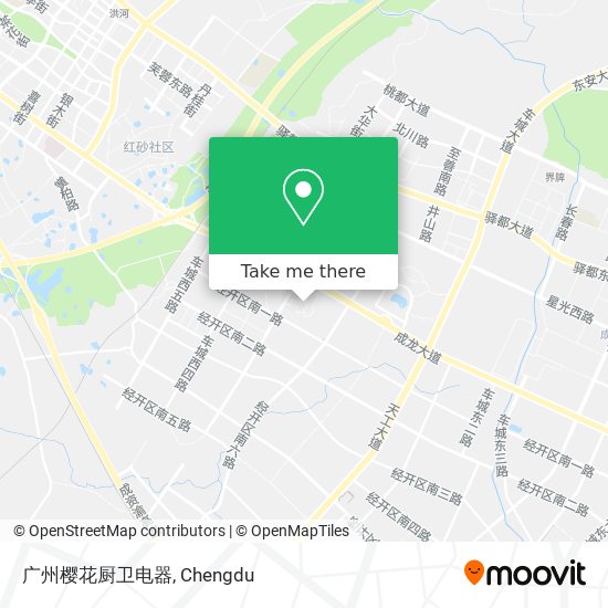 广州樱花厨卫电器 map