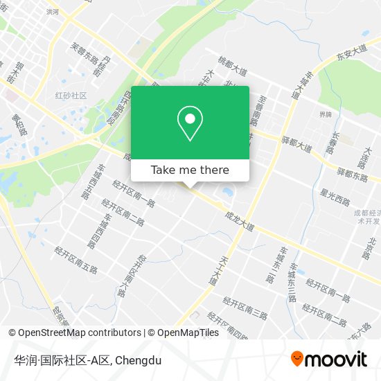 华润·国际社区-A区 map