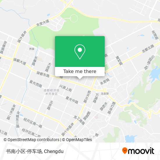 书南小区-停车场 map
