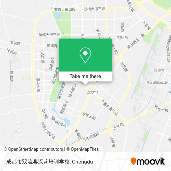 成都市双流县深蓝培训学校 map