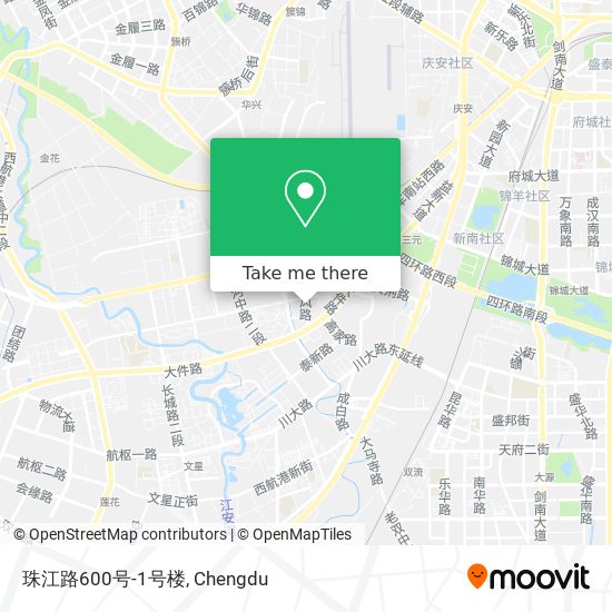 珠江路600号-1号楼 map