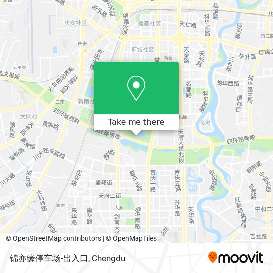 锦亦缘停车场-出入口 map