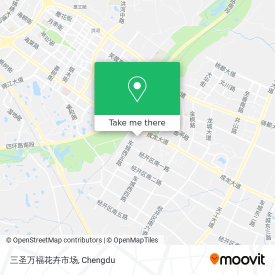 三圣万福花卉市场 map