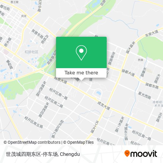 世茂城四期东区-停车场 map