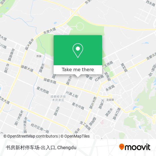 书房新村停车场-出入口 map