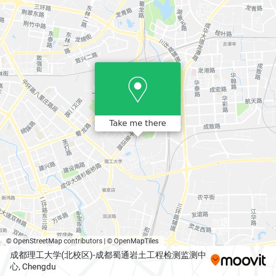 成都理工大学(北校区)-成都蜀通岩土工程检测监测中心 map