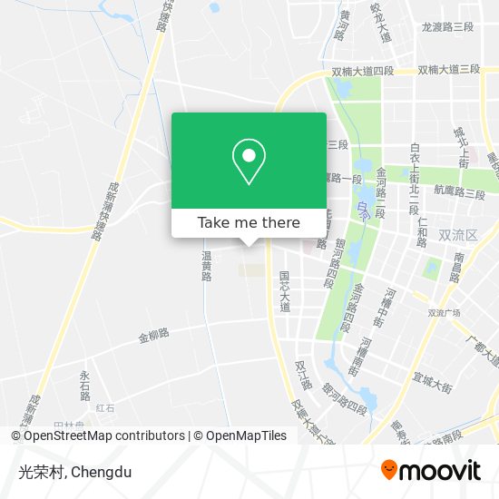光荣村 map