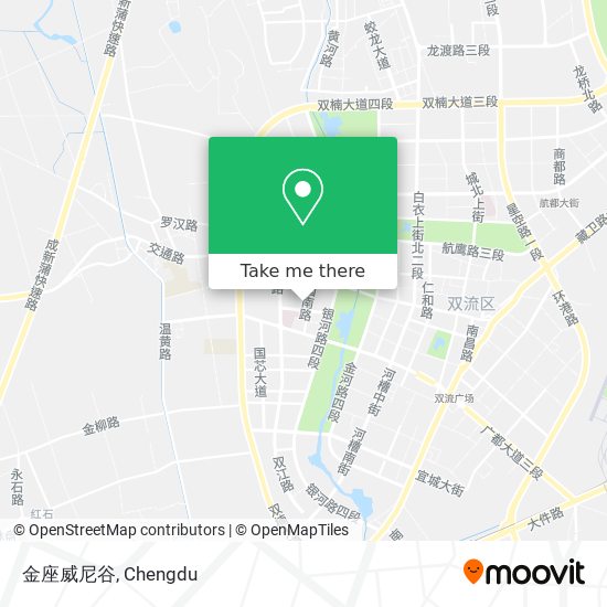 金座威尼谷 map