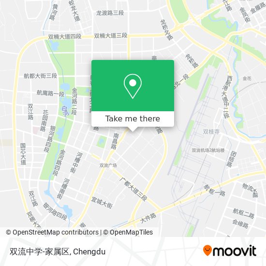 双流中学-家属区 map