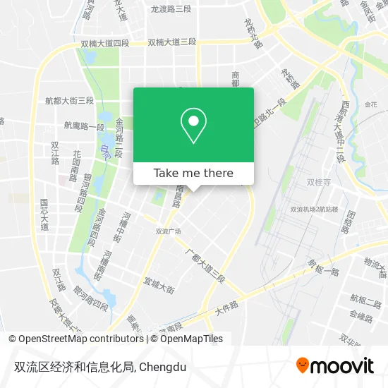 双流区经济和信息化局 map