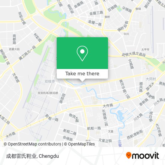 成都雷氏鞋业 map