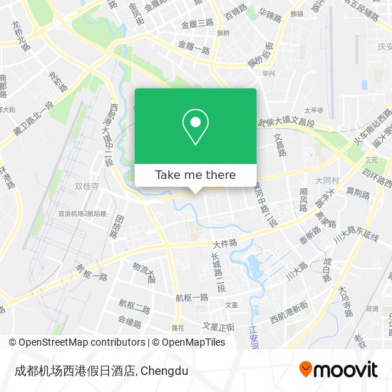 成都机场西港假日酒店 map