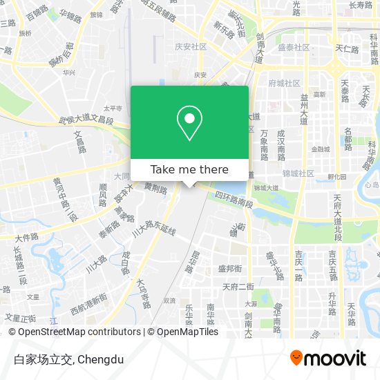 白家场立交 map