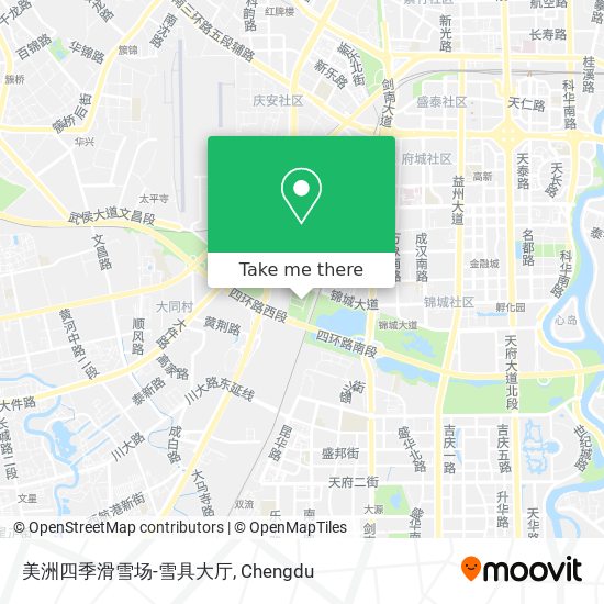 美洲四季滑雪场-雪具大厅 map