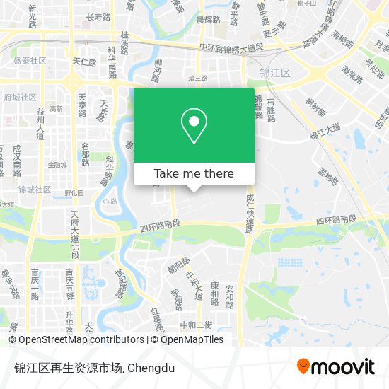 锦江区再生资源市场 map
