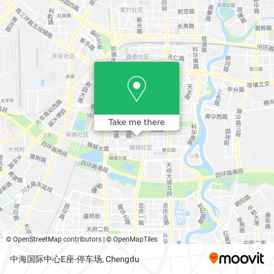 中海国际中心E座-停车场 map