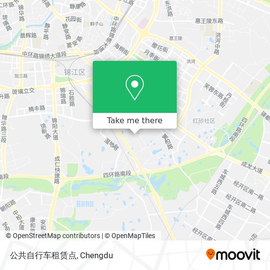 公共自行车租赁点 map
