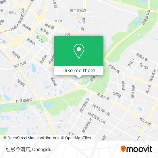 红杉谷酒店 map