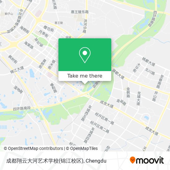 成都翔云大河艺术学校(锦江校区) map