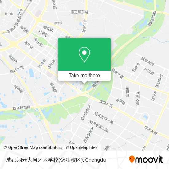 成都翔云大河艺术学校(锦江校区) map