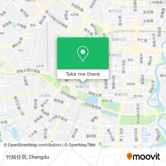 付姐住宿 map