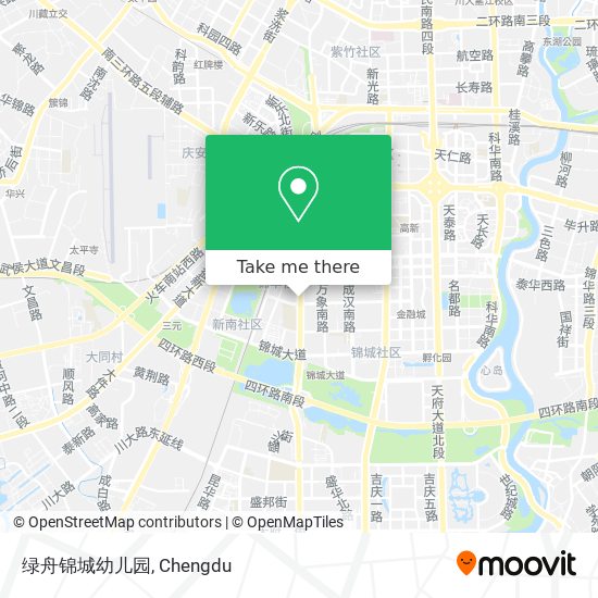 绿舟锦城幼儿园 map
