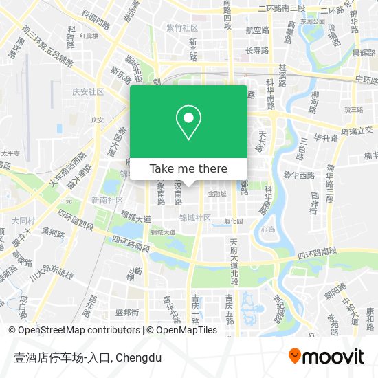 壹酒店停车场-入口 map
