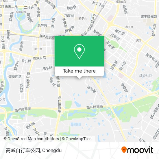 高威自行车公园 map
