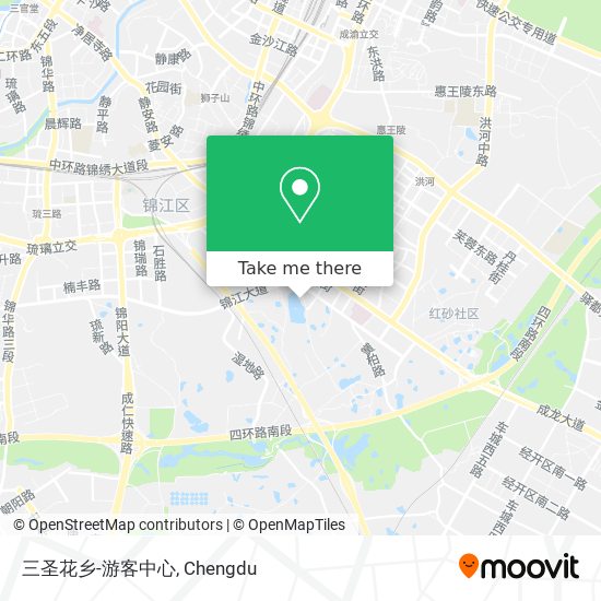 三圣花乡-游客中心 map