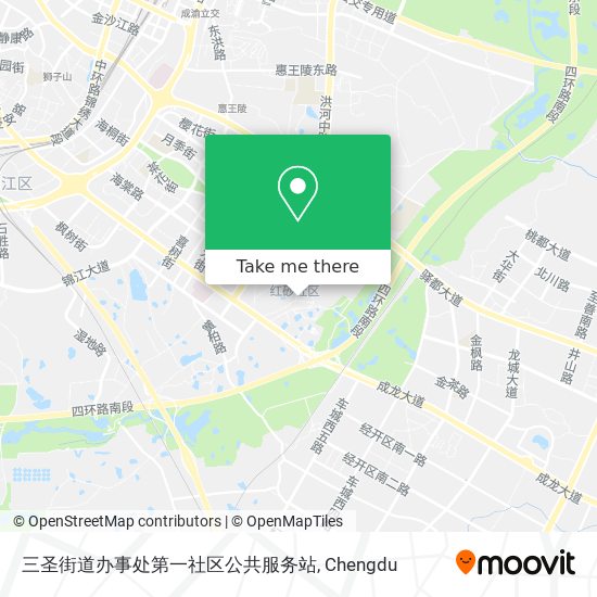 三圣街道办事处第一社区公共服务站 map