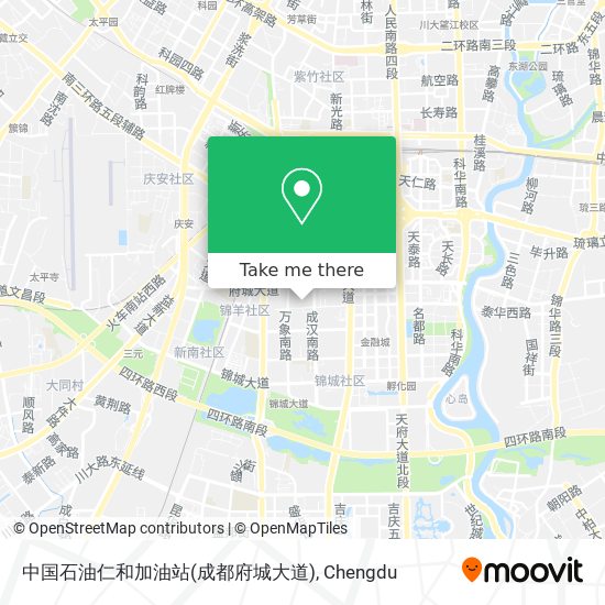 中国石油仁和加油站(成都府城大道) map