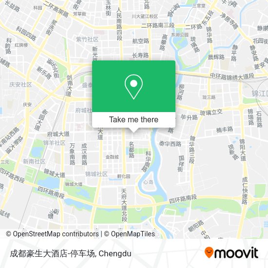 成都豪生大酒店-停车场 map