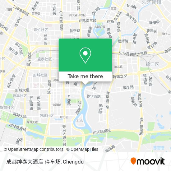成都绅泰大酒店-停车场 map