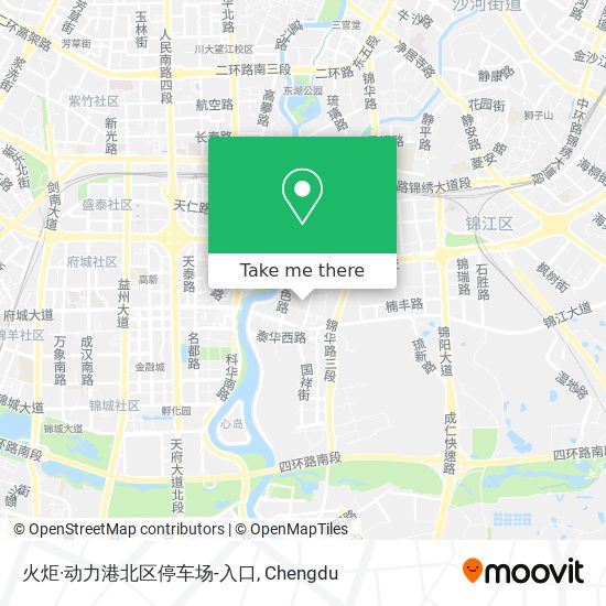 How To Get To 火炬 动力港北区停车场 入口in 锦江区by Bus Or Metro Moovit