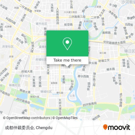 成都仲裁委员会 map