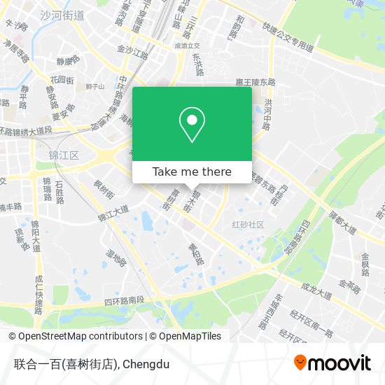 联合一百(喜树街店) map