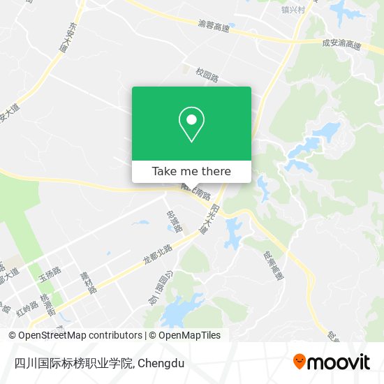 四川国际标榜职业学院 map