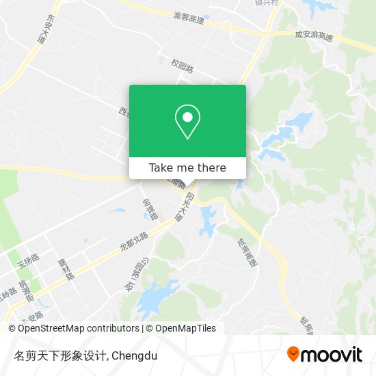 名剪天下形象设计 map